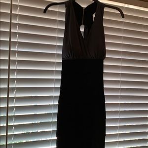 Silver & Black Dress